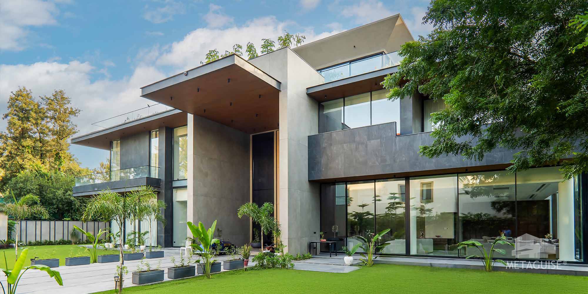 Farmhouse Elevation Design Ideas for Delhi NCR - banner image | Metaguise