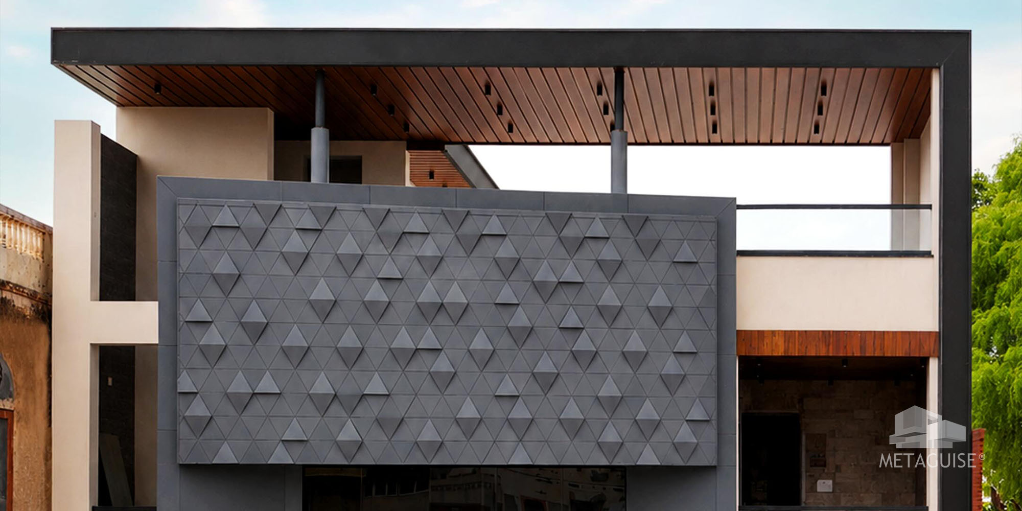 Front elevation design ideas for homes and commercial buildings - Metaguise