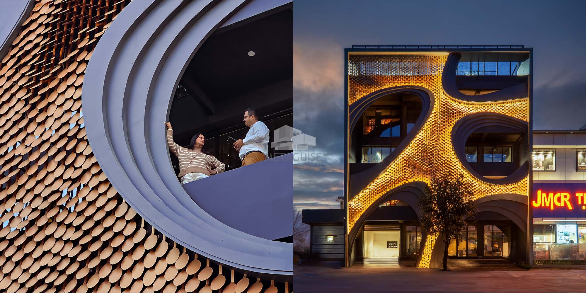 On-site installation of MetaSequin parametric metal facade panels using digital twin and AR overlay system